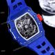 Swiss Replica Richard Mille RM 35-03 Automatic Rafael Nadal Watches Blue NTPT Carbon case (7)_th.jpg